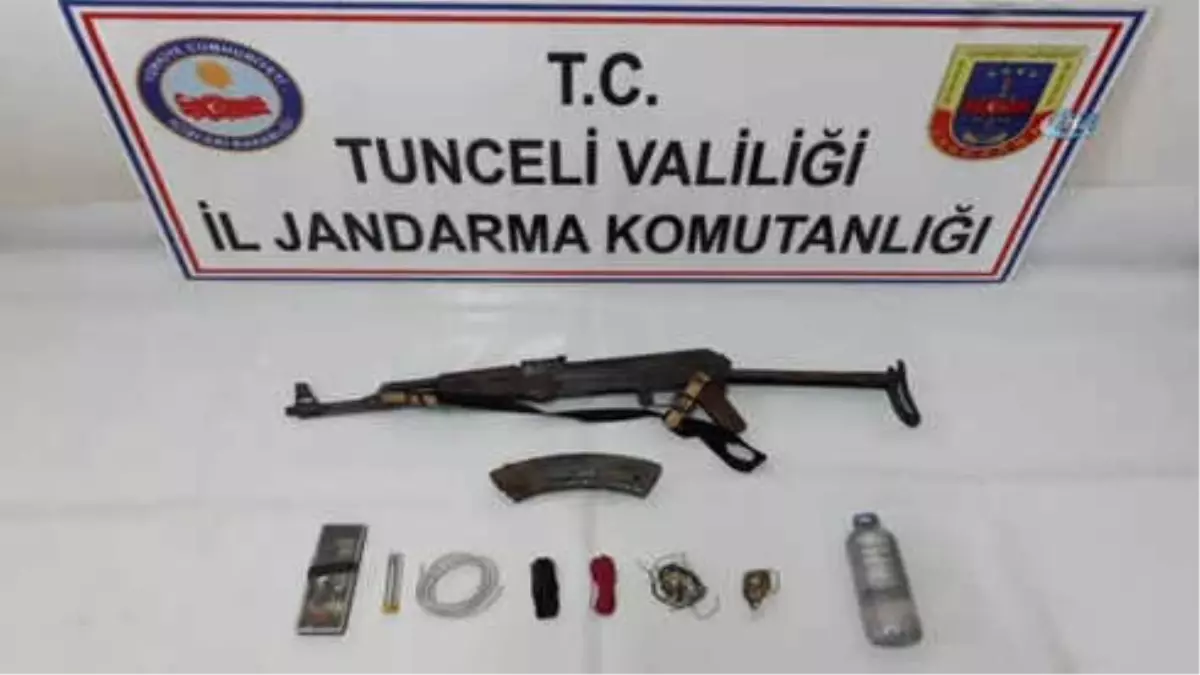 Tunceli\'de 26 Teneke Amonyumnitrat ve Patlayıcı Ele Geçirildi