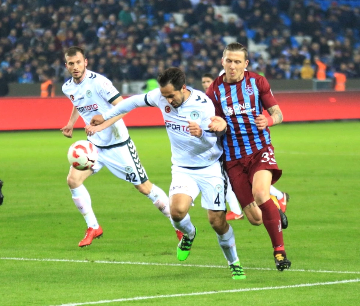 Ziraat Türkiye Kupası: Trabzonspor: 0 - Atiker Konyaspor: 1 (İlk Yarı)