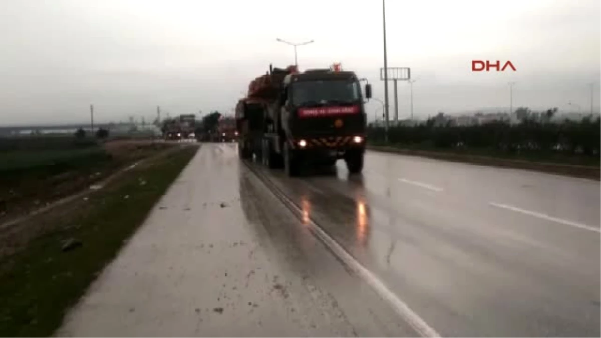 Farklı Kentlerden Hatay\'a Gönderilen Askeri Zırhlı Araçlar Gelmeye Devam Ediyor