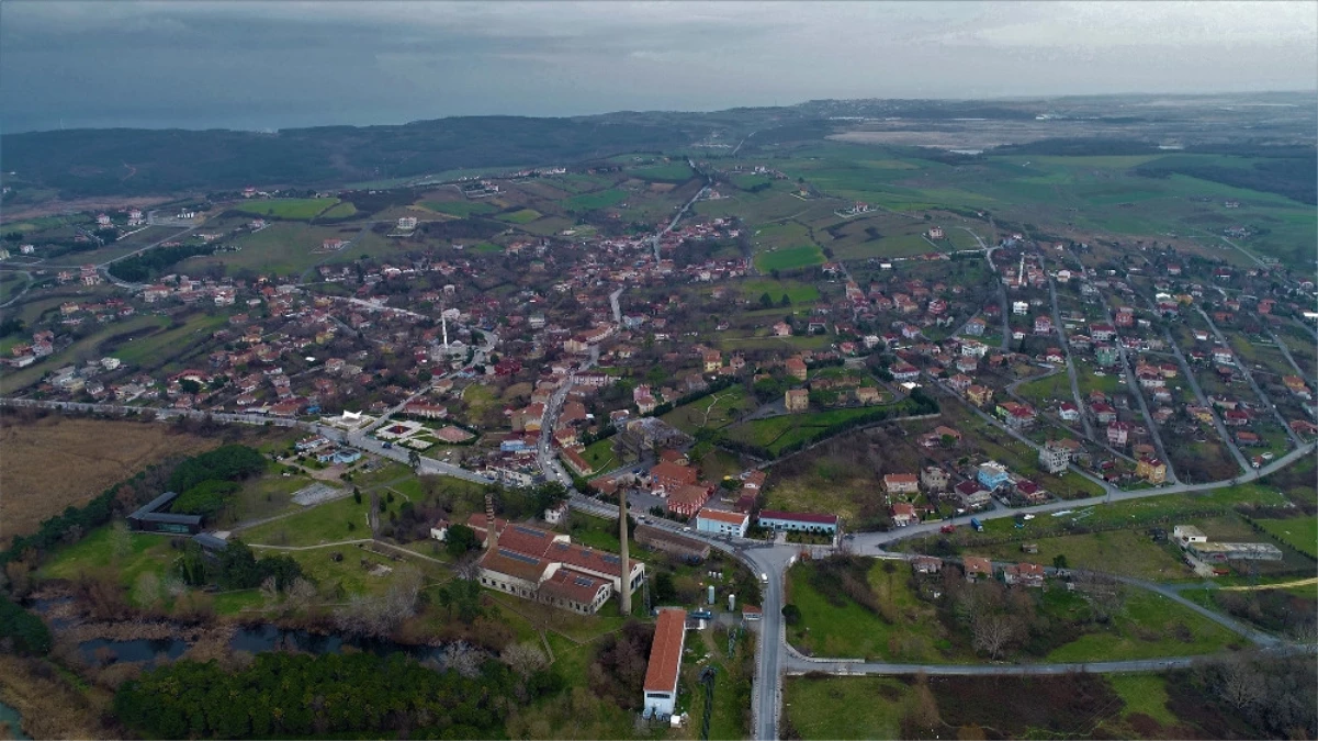 Kanal İstanbul Güzergahındaki O Köy Havadan Görüntülendi