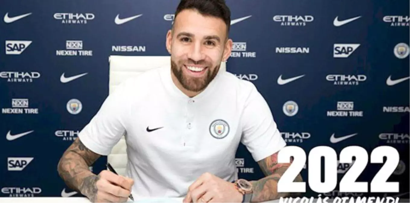 Manchester City, Otamendi\'nin Sözleşmesini Uzattı