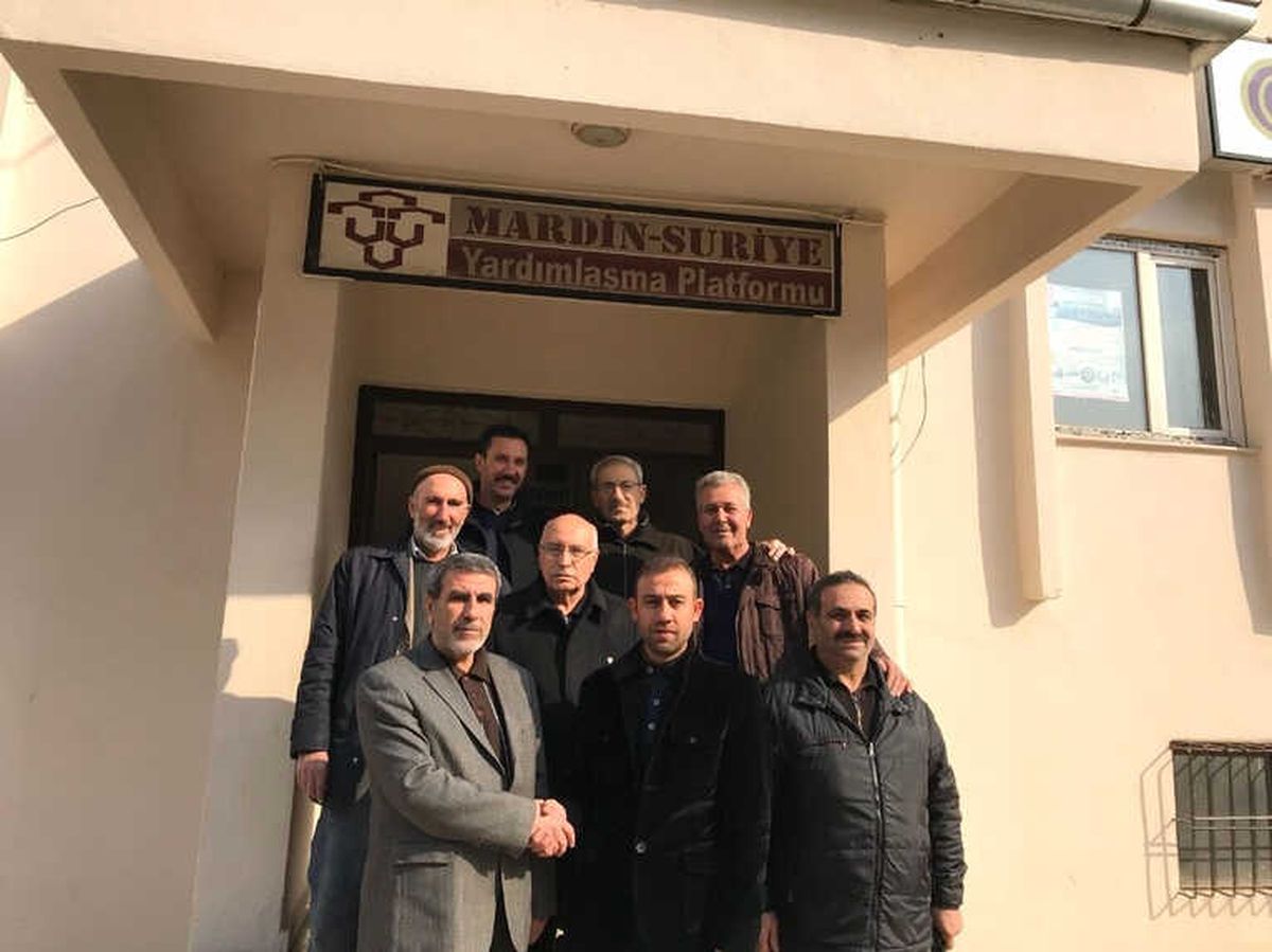 Mardin Suriye Yardımlaşma Platformunda Nöbet Değişimi