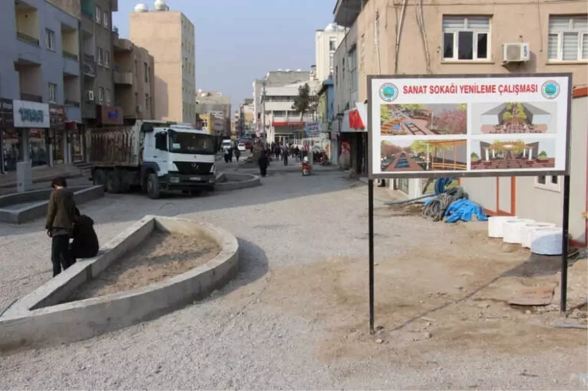 Silopi Sanat Sokağı Çalışmaları Devam Ediyor