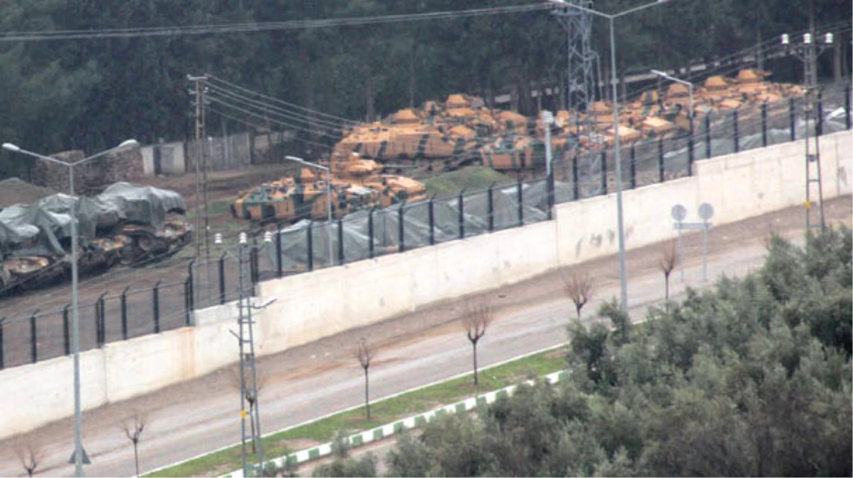 Türk Askerinin Afrin\'e Gireceği 7 Nokta Belirlendi, 12 Noktada Sınır Duvarları Kaldırıldı