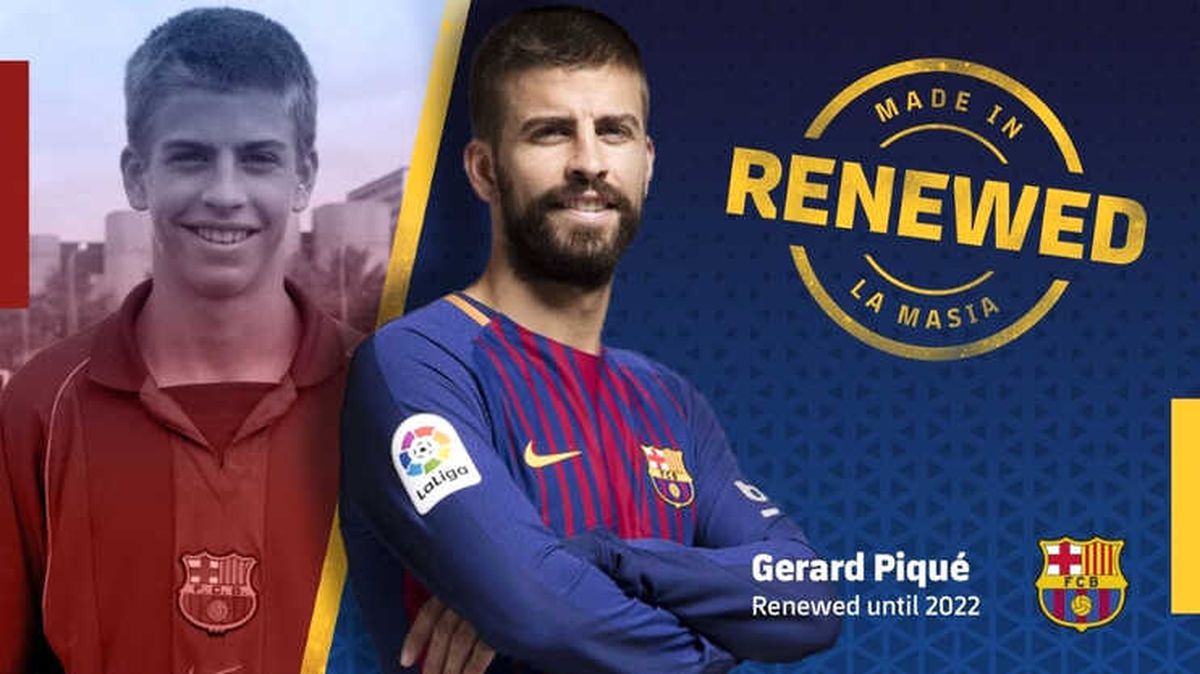 Barcelona Pique\'nin Sözleşmesini Uzattı