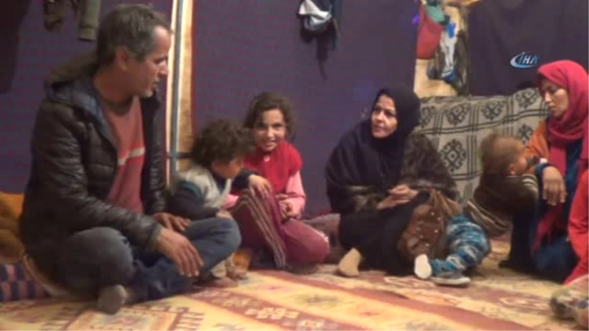 Çadırkente Yerleşemeyen Suriyeliler Kışı Çadırlarda Geçiriyor