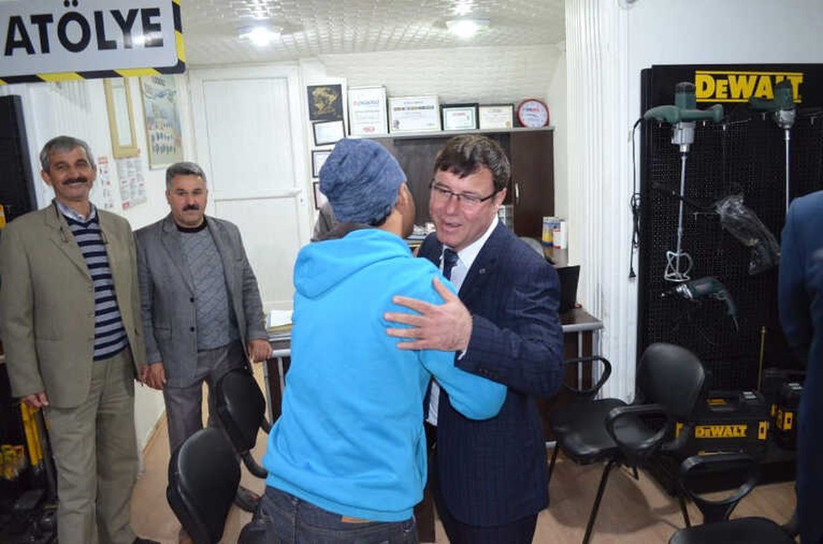 Didim Esnaf Odası Başkan Adayı Erul\'dan Esnaflara Ziyaret