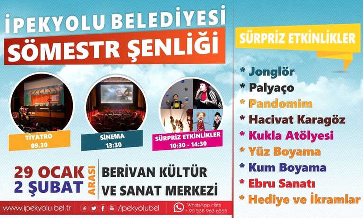 İpekyolu\'nda Sömestr Şenliği
