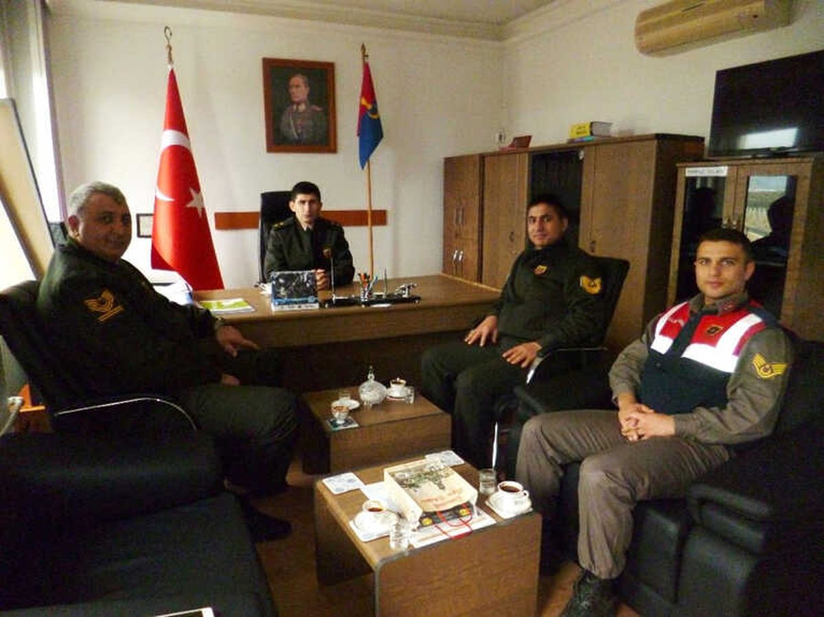 Komşu Jandarma Komutanları Bir Arada