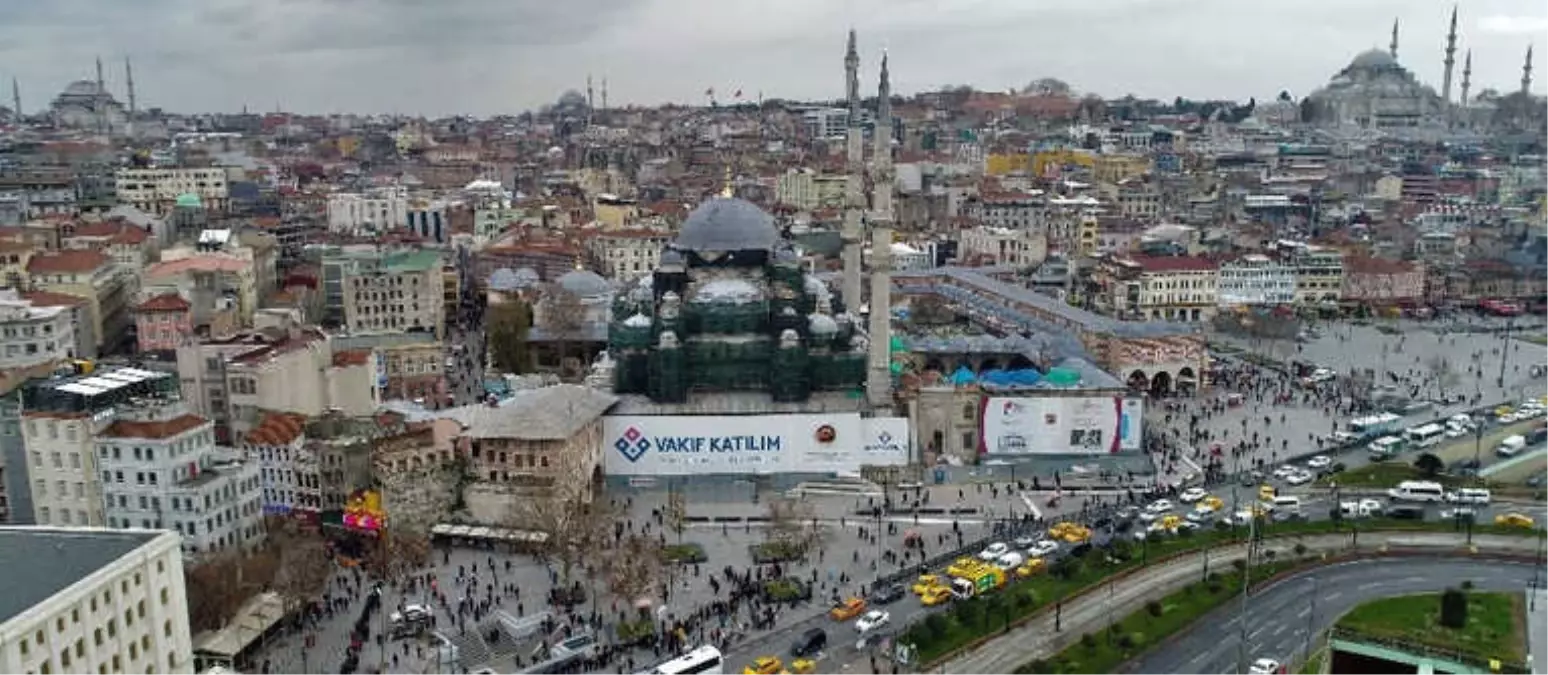 Yeni Camii Restorasyonunun Yüzde 50\'si Tamamlandı