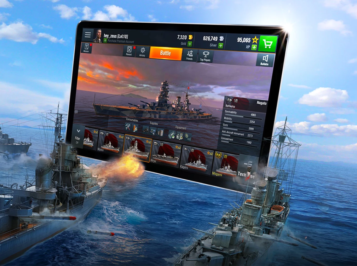 World of Warships Blitz Mobil Platformlardaki Yerini Aldı
