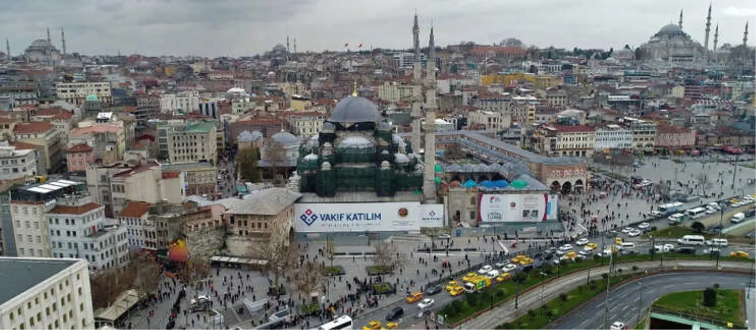 Yeni Camii Restorasyonunun Yüzde 50\'si Tamamlandı