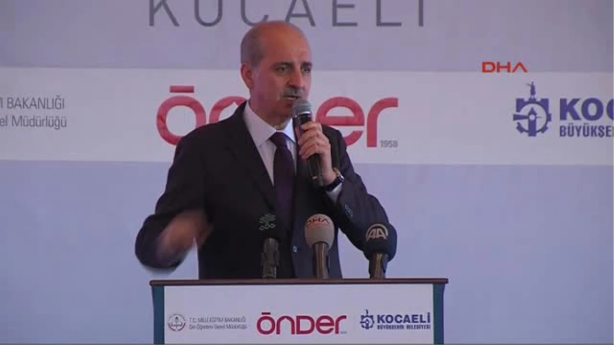 Kocaeli-Kültür ve Turizm Bakanı Numan Kurtulmuş Önder Öğrenci Meclis Başkanları Programı\'nda Konuştu