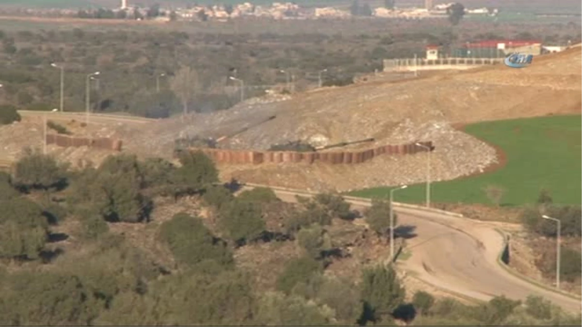 Sınırda Obüsler Pyd Mevzilerine Ateş Etmeye Başladı