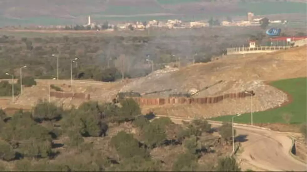 Sınırda Obüsler Pyd Mevzilerine Ateş Etmeye Başladı