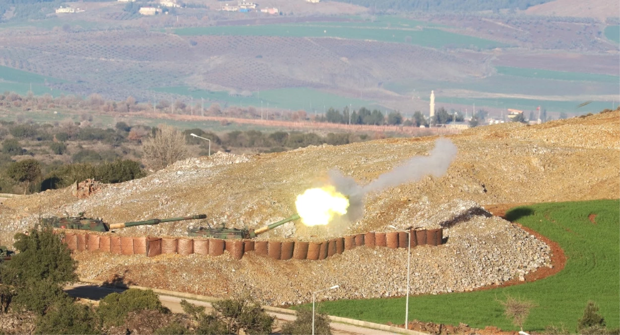 Türk Obüsleri Afrin\'i Vurmaya Devam Ediyor