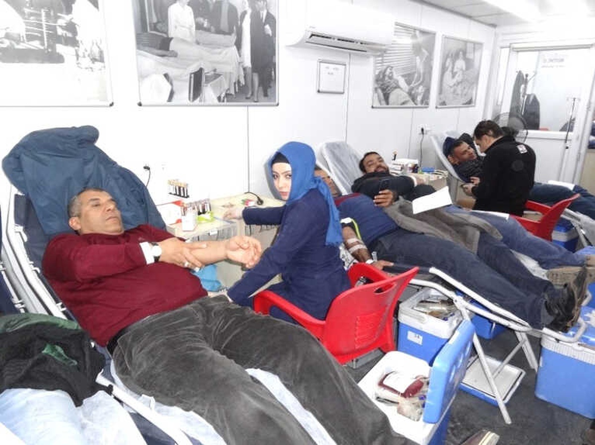 Yağışlı Havaya Rağmen Kan Bağışına Yoğun İlgi