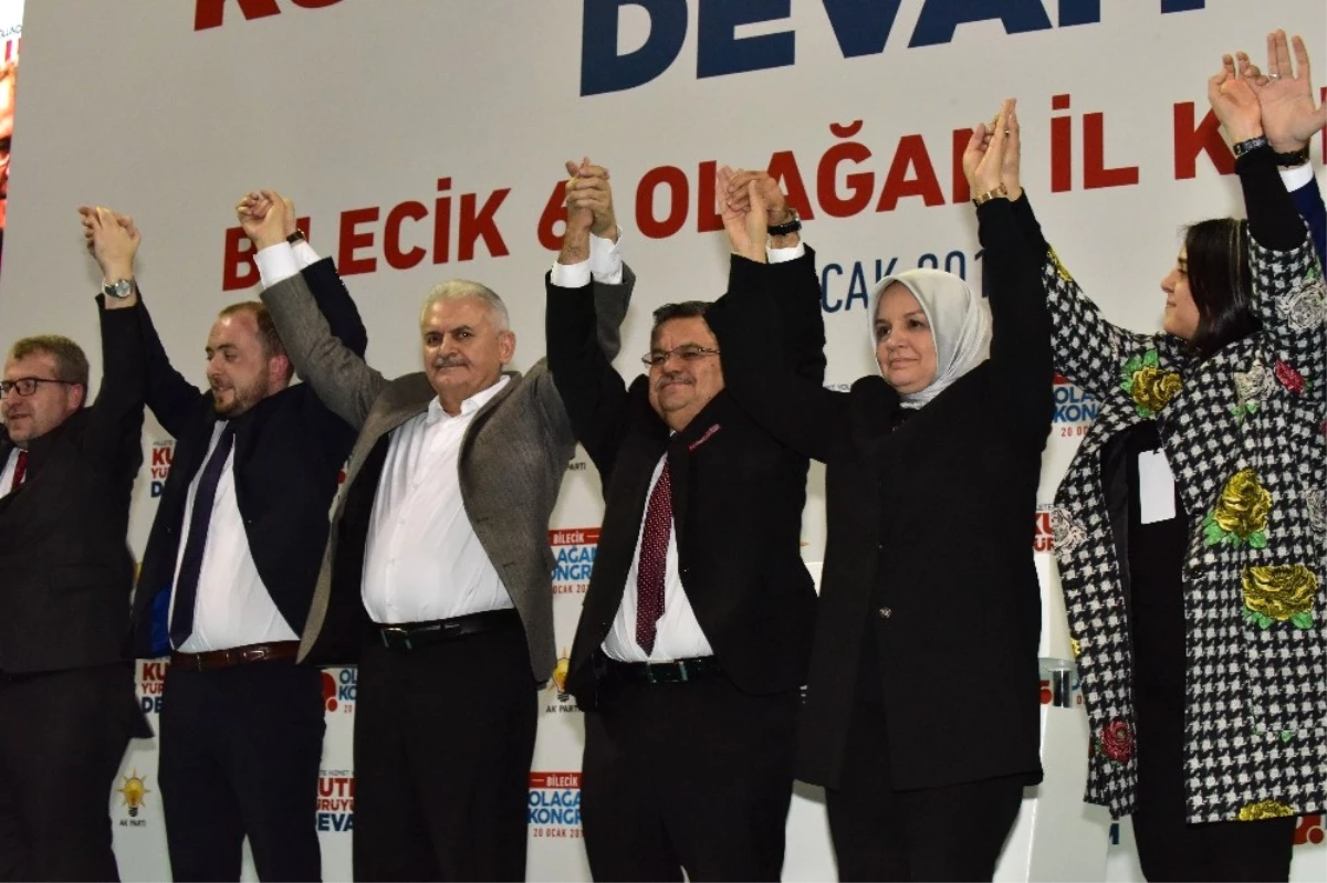 AK Parti Bilecik İl Başkanlığı Seçimleri Başbakan Binali Yıldırım\'ın Katılımıyla Gerçekleştirildi