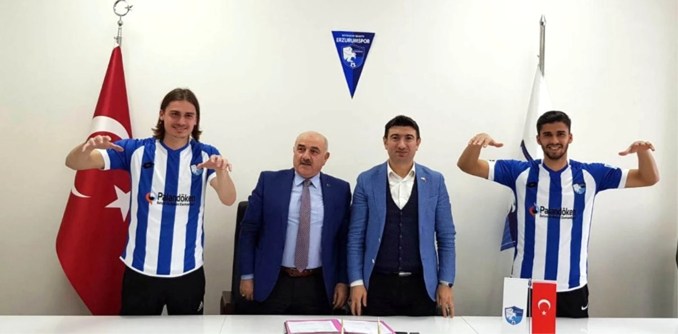 B.b. Erzurumspor, Erman Bulucu ve Metin Yüksel ile Sözleşme İmzaladı