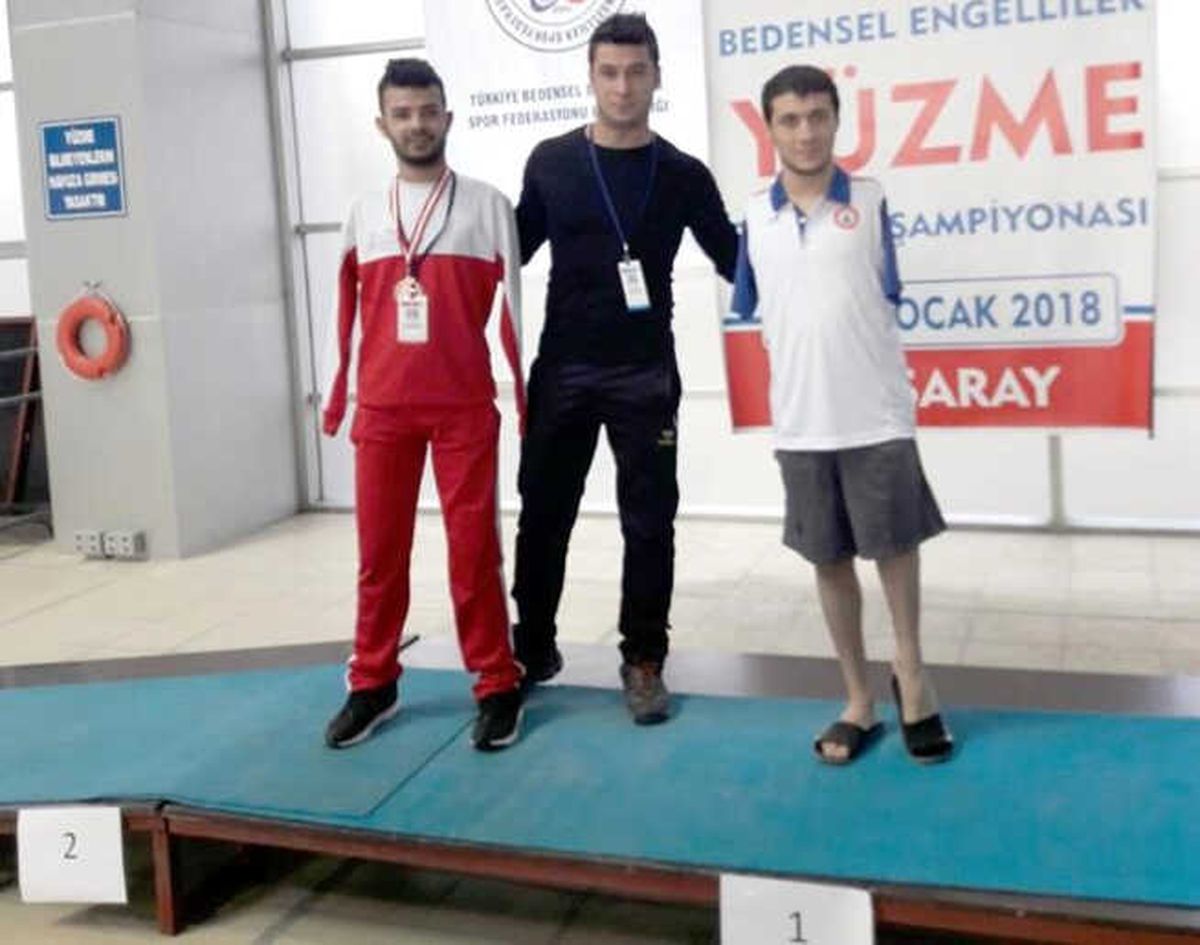 Engelli Sporcudan Büyük Başarı