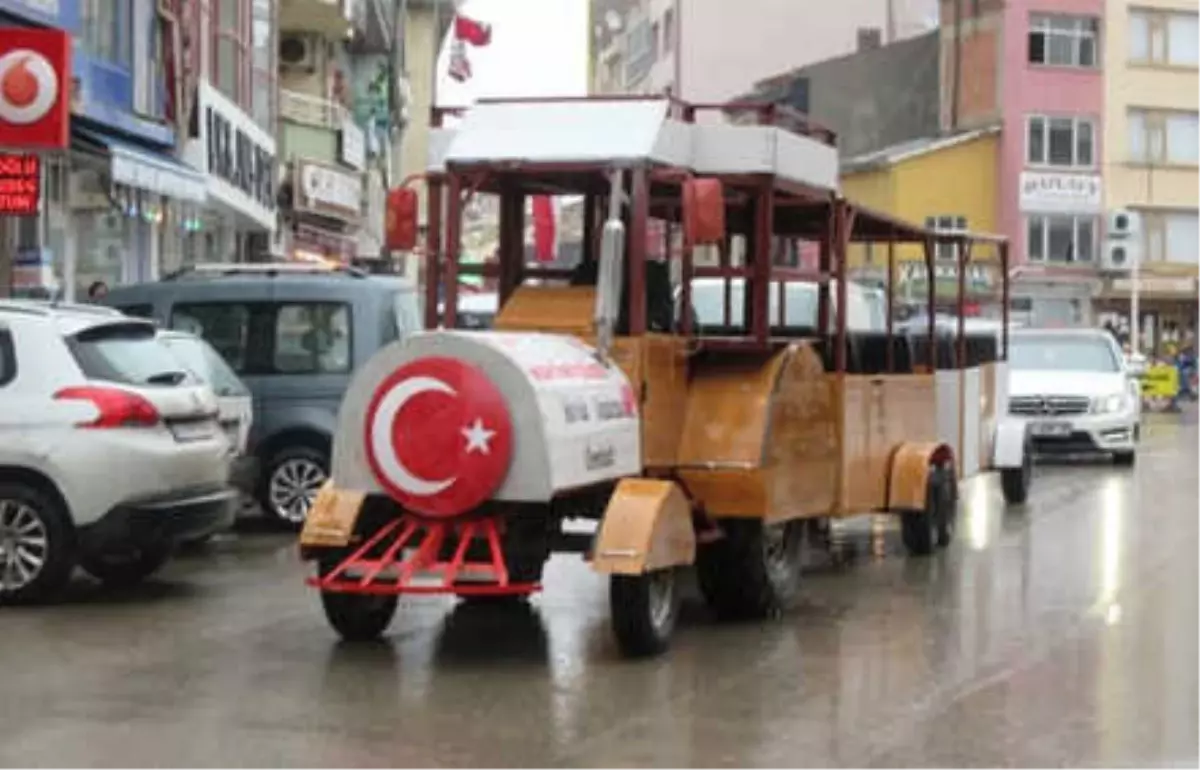 Hurda Araçlarla "Gezi Treni"