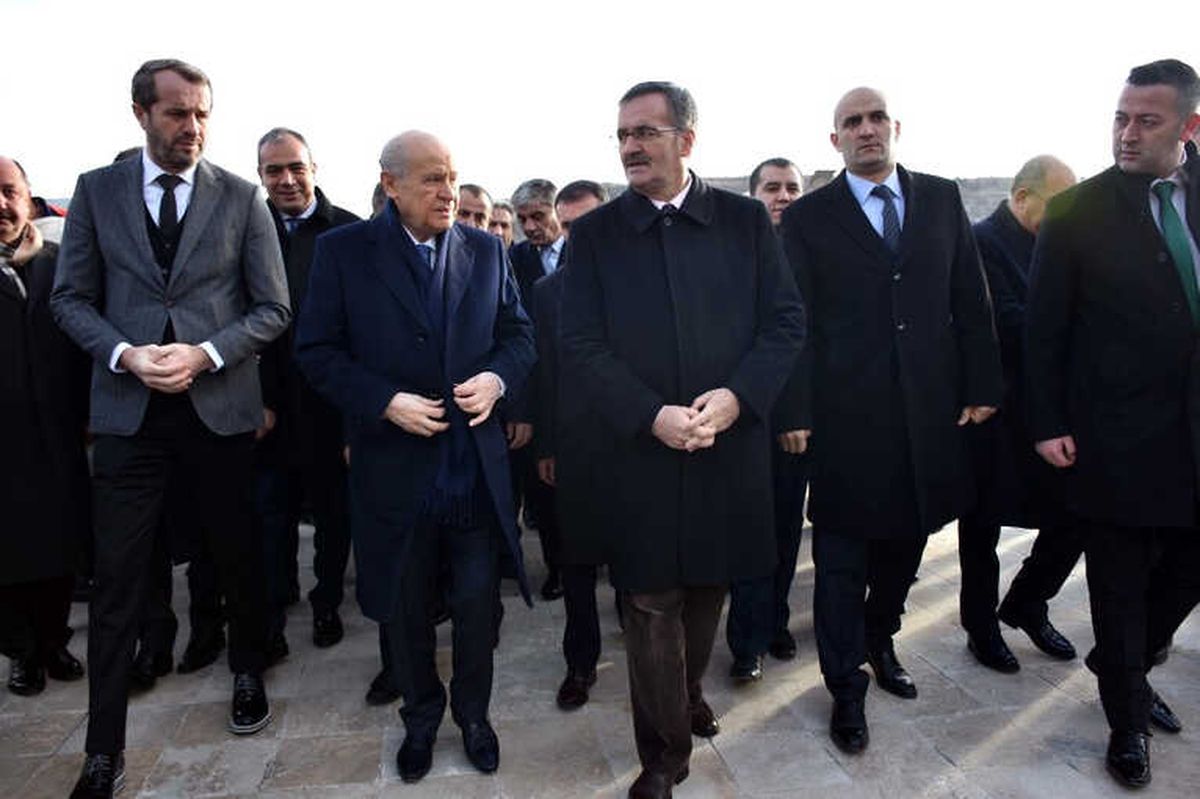 MHP Lideri Bahçeli, Ülkücü Şehitler Anıtını Ziyaret Etti