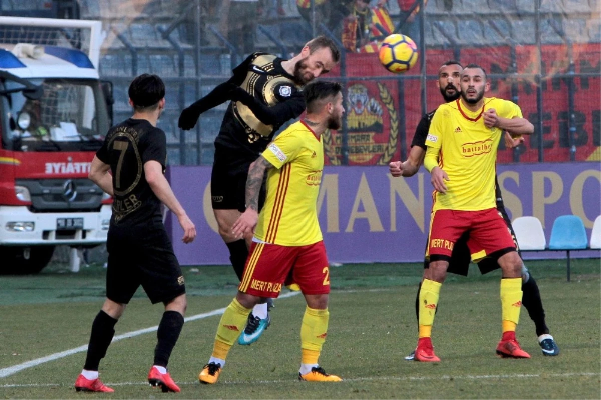 Süper Lig: Osmanlıspor: 0 - Evkur Yeni Malatyaspor: 0 (İlk Yarı)