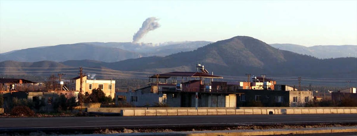 Tsk, Afrin\'de Pyd/pkk\'ya Ait Noktaları Vurdu