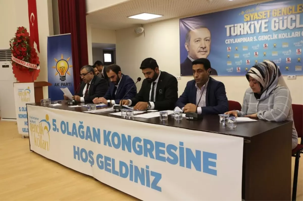 AK Parti Ceylanpınar Gençlik Kolları Kongresi Gerçekleştirildi