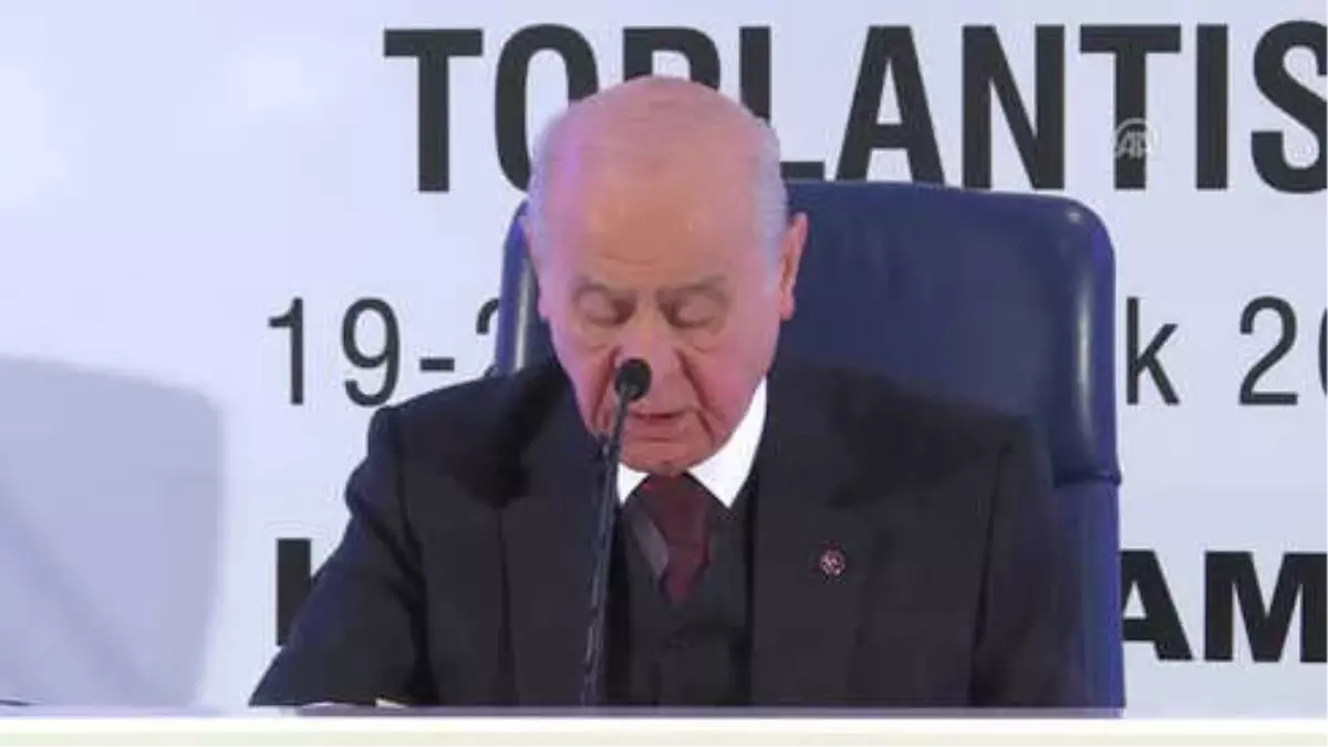 Bahçeli: "Milli Mutabakatta Birleşenler Milletin Yüzaklarıdır"