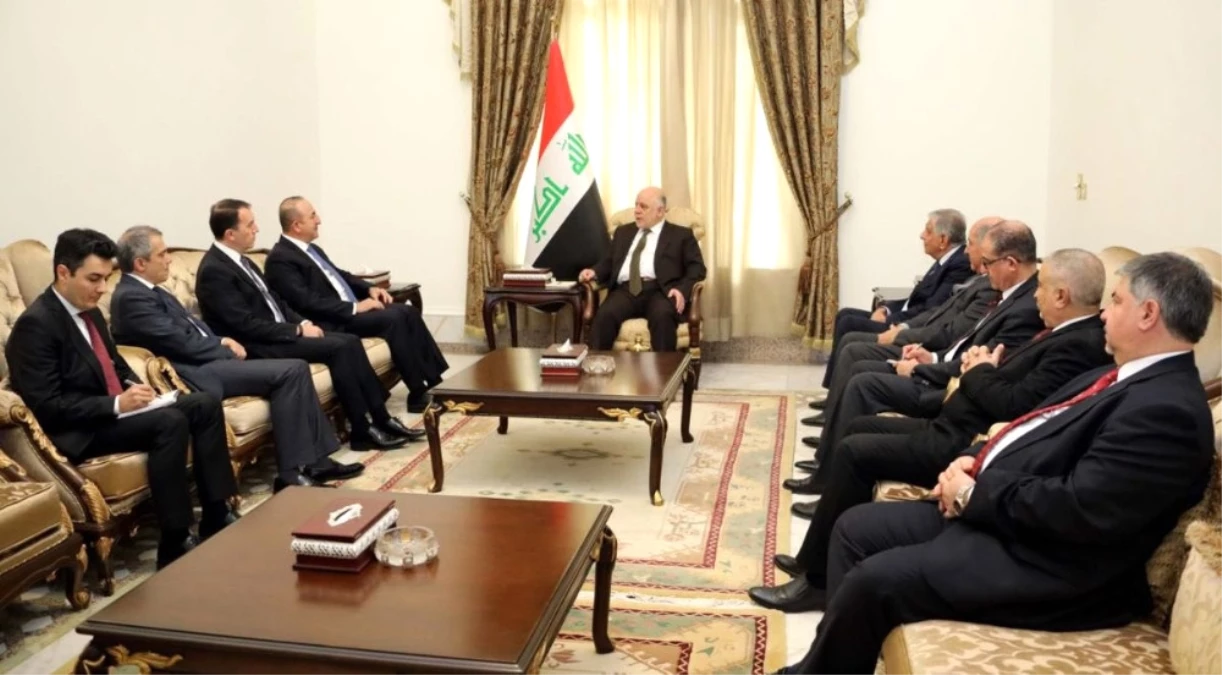 Bakan Çavuşoğlu, Irak Başbakanı İbadi ile Görüştü