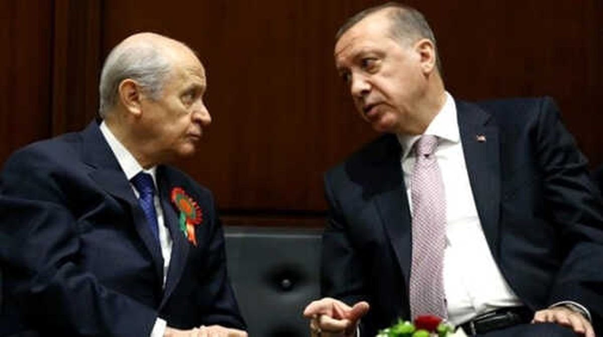 Cumhurbaşkanı Erdoğan, Bahçeli\'yle Görüştü