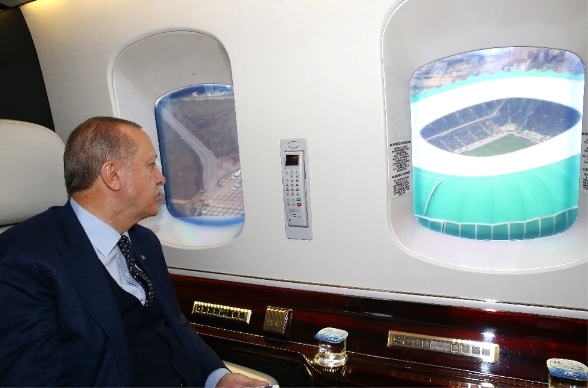 Cumhurbaşkanı Erdoğan, Bursaspor\'un Stadyumunu İnceledi