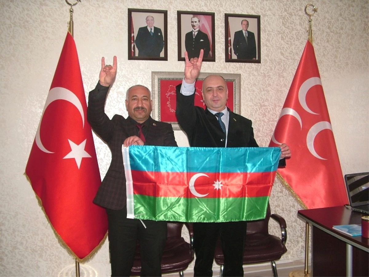 Azerbaycan Heyetinden MHP\'ye Ziyaret
