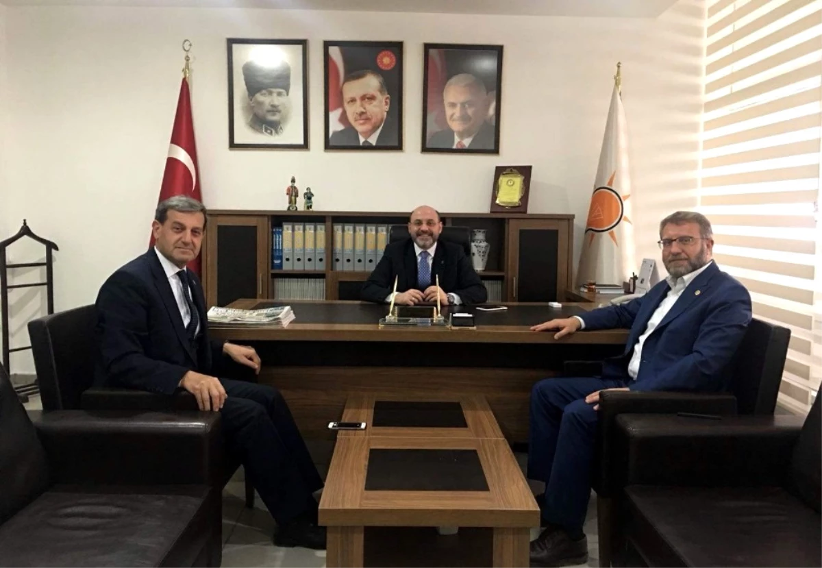 Milletvekili Tan ve Başkan Özkan\'dan Ali Çetinbaş\'a Tebrik