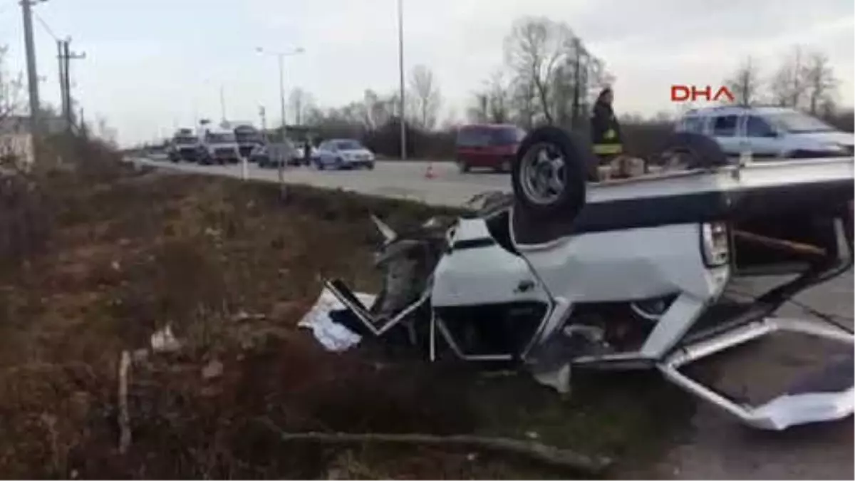 Samsun-Hastane Dönüşü Kaza 4 Yaşındaki Çocuk Öldü, 3 Yaralı