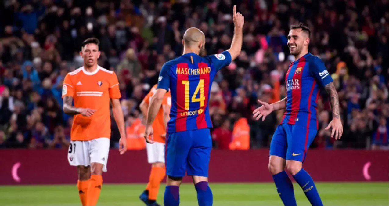 Barcelona\'da Arjantinli Futbolcu Javier Mascherano İle Yollar Ayrıldı