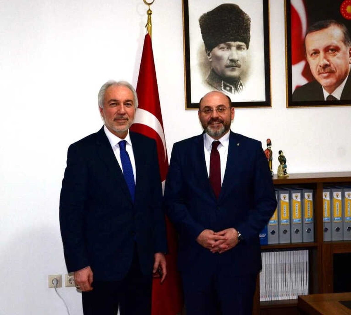 Başkan Kamil Saraçoğlu, Çetinbaş ve Yönetim Kurulu Üyelerini Tebrik Etti