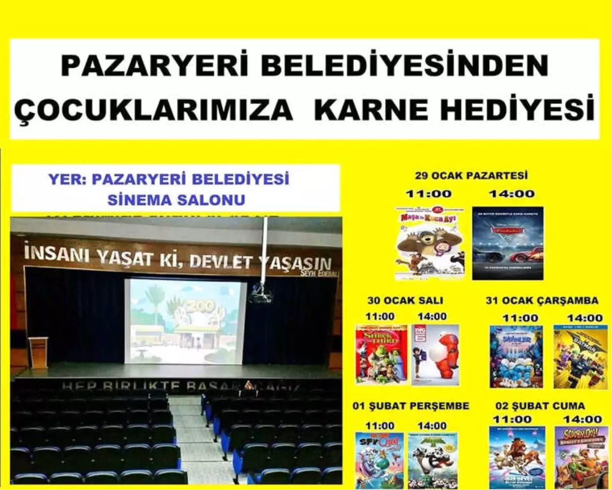 Başkan Yalçın\'dan Çocuklara Karne Hediyesi