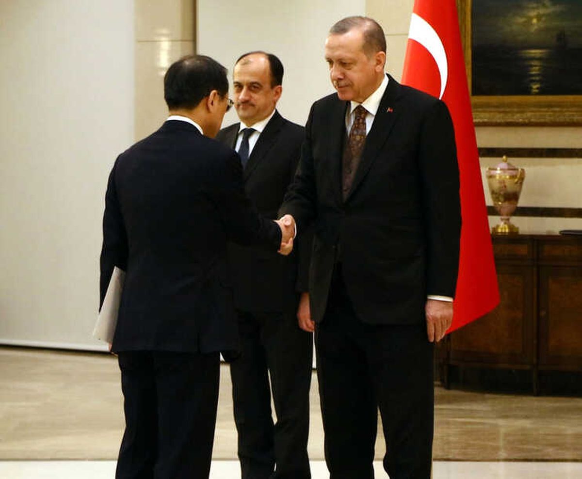 Güney Kore Büyükelçisi Beştepe\'de