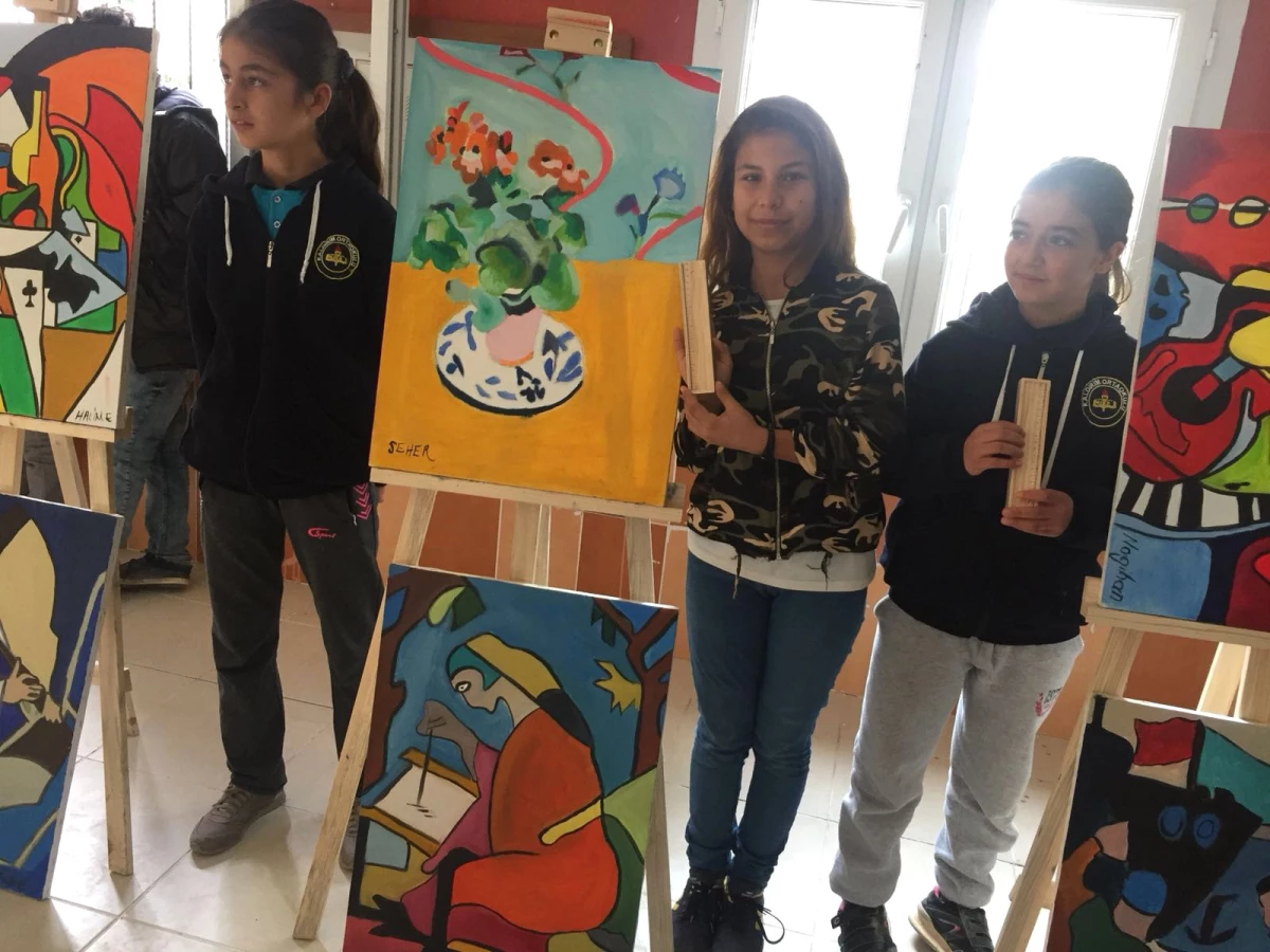Kaldırım Köyü Öğrencilerinden Sanata Dokunuş