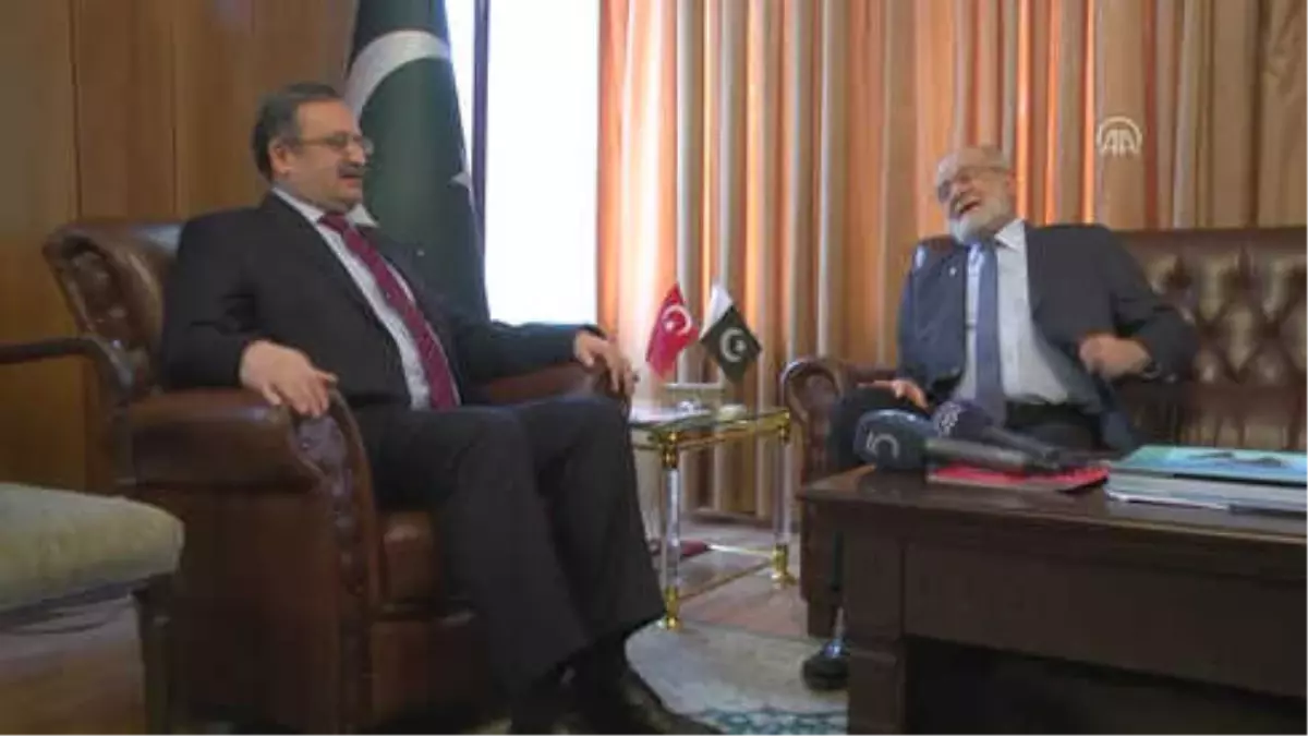 Karamollaoğlu, Pakistan\'ın Ankara Büyükelçisi Gazi\'yi Ziyaret Etti