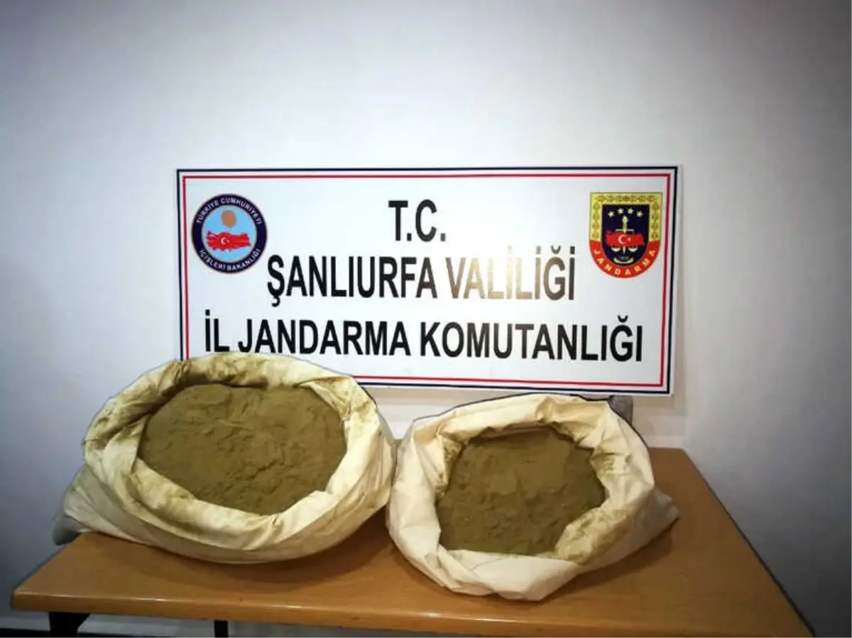 Şanlıurfa\'da 25 Kilo Toz Esrar Ele Geçirildi