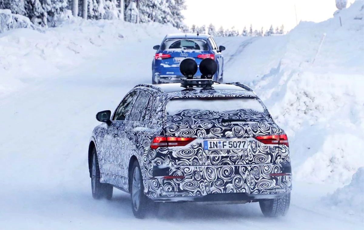 Yeni Audi Q3 Kış Testlerine Devam Ediyor