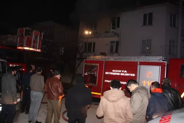 Konya’da Ev Yangını Son Dakika