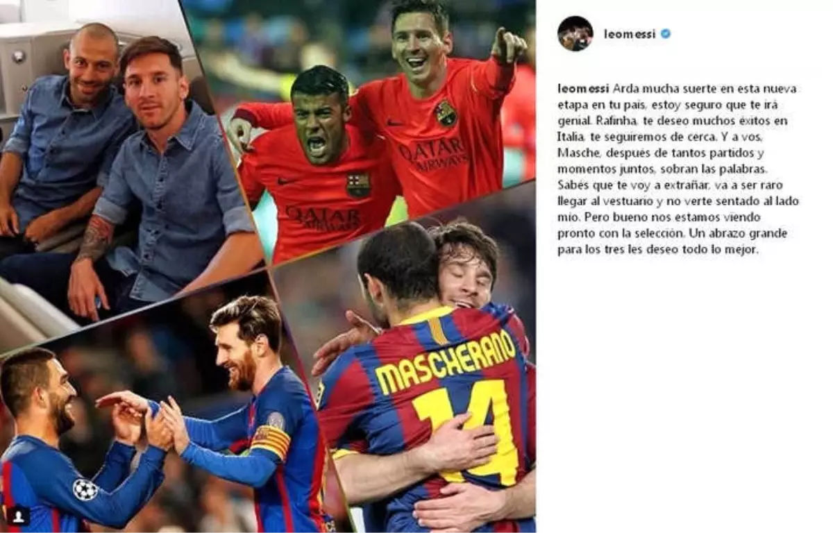 Messi\'den Arda Turan\'a Veda