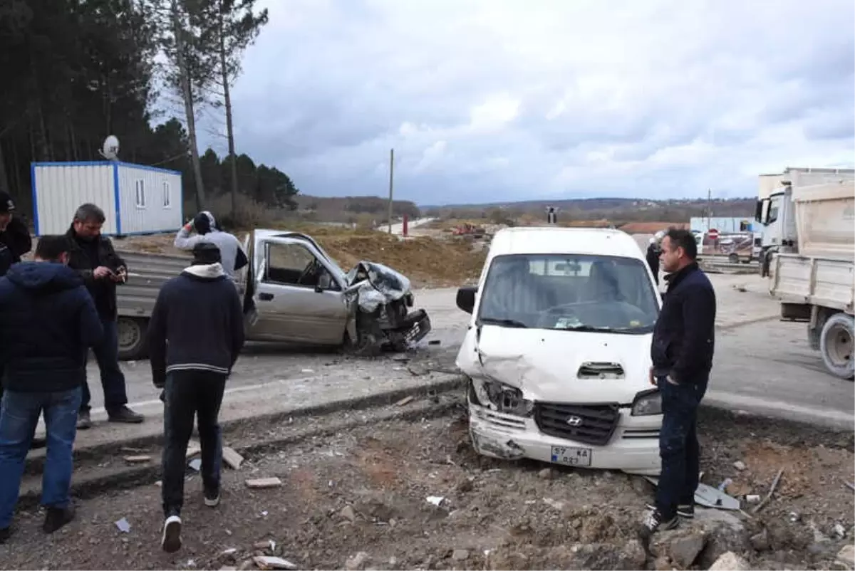 Sinop\'ta Trafik Kazası: 1 Yaralı