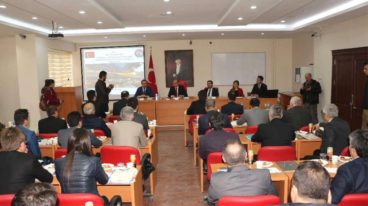 Şırnak\'ta 2018\'in İlk İl Koordinasyon Toplantısı Yapıldı
