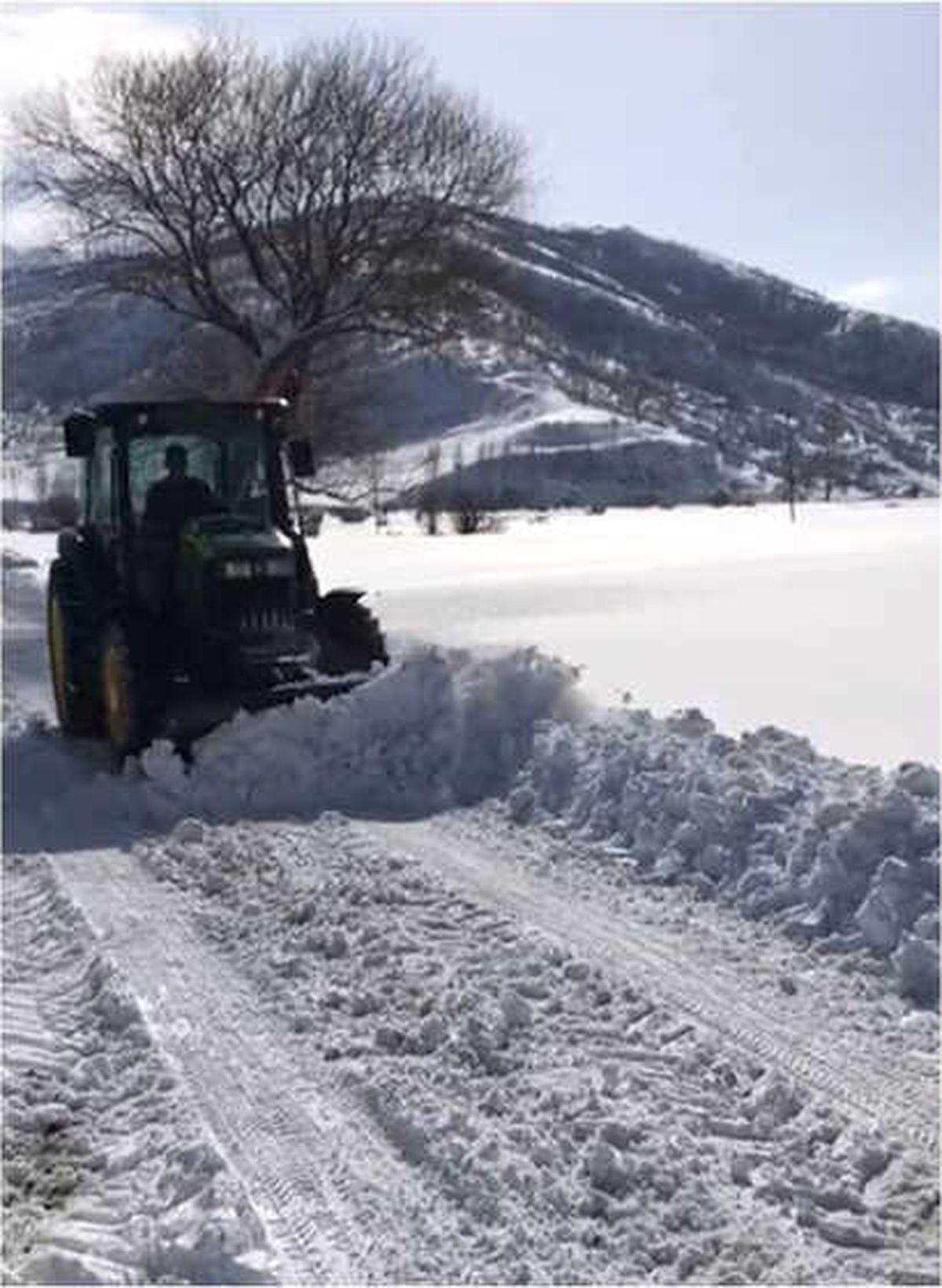Tatvan\'da Kar Küreme Araçları İş Başında