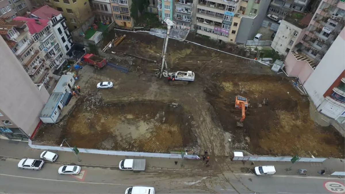 Trabzon\'da Tam Otomatik Otopark İnşaatına Başlandı